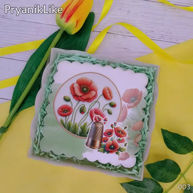 Пряник квадратный (бабушке) (10-10 см.)